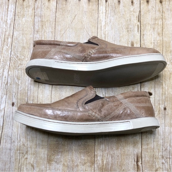 Bed Stu Men’s Carp Slip-on Loafer In Oats Leather - Picture 4 of 12